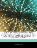 Battles And Operations Of World War Ii I di Hephaestus Books edito da Hephaestus Books