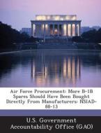 Air Force Procurement edito da Bibliogov