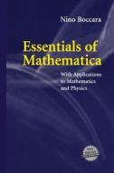 Essentials of Mathematica di Nino Boccara edito da Springer