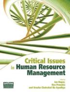 Critical Issues in Human Resource Management di Ian Roper edito da McGraw-Hill Education