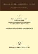 Lebensdaueruntersuchungen an Kegelradgetrieben di Herwart Opitz edito da VS Verlag für Sozialwissenschaften