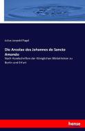Die Areolae des Johannes de Sancto Amando di Julius Leopold Pagel edito da hansebooks