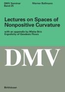 Lectures on Spaces of Nonpositive Curvature di Werner Ballmann edito da Birkhäuser Basel