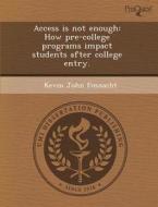 This Is Not Available 067612 di Kevin John Fosnacht edito da Proquest, Umi Dissertation Publishing