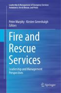Fire and Rescue Services edito da Springer International Publishing
