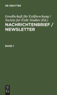Nachrichtenbrief / Newsletter edito da De Gruyter Saur