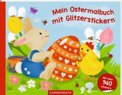 Mein Ostermalbuch mit Glitzerstickern edito da Coppenrath F
