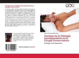 Ventajas de la Citología transoperatoria en la Cirugía Conservadora di Juana Teresa Santiago Pérez edito da Editorial Académica Española