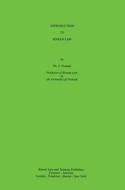 Introduction to Roman Law di Ph. J. Thomas edito da Springer