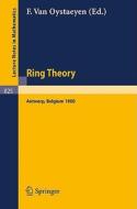 Ring Theory, Antwerp 1980 edito da Springer Berlin Heidelberg