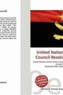 United Nations Security Council Resolution 1229 edito da Betascript Publishing