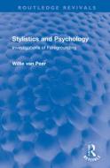 Stylistics And Psychology di Willie Van Peer edito da Taylor & Francis Ltd