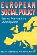 European Social Policy edito da Brookings Institution