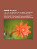 Hope Family: Elizabeth Hope, William Joh di Books Llc edito da Books LLC, Wiki Series