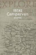 Vintage Campervan Journal: Old European Map with Cursive Handwriting and Printed Text di Little Chocolate Dog Publishing edito da Createspace Independent Publishing Platform