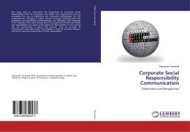 Corporate Social Responsibility Communication di Gianpaolo Tomaselli edito da LAP Lambert Academic Publishing
