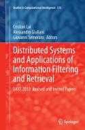 Distributed Systems and Applications of Information Filtering and Retrieval edito da Springer Berlin Heidelberg