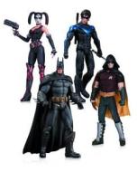 Arkham City Harley Quinn, Batman, Nightwing, and Robin 4 Pack edito da DC Direct