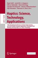 Haptics: Science, Technology, Applications edito da Springer International Publishing