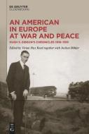 An American in Europe at War and Peace edito da de Gruyter Oldenbourg