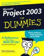 Microsoft Project 2003 For Dummies di Nancy Stevenson edito da John Wiley & Sons Inc