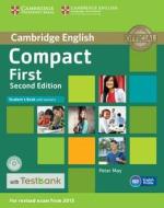 Compact First Student's Book With Answers With Cd-rom With Testbank di Peter May edito da Cambridge University Press