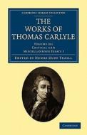 The Works of Thomas Carlyle - Volume 26 di Thomas Carlyle edito da Cambridge University Press