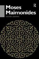 Moses Maimonides di Oliver Leaman edito da Taylor & Francis Ltd
