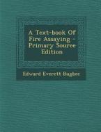 A Text-Book of Fire Assaying di Edward Everett Bugbee edito da Nabu Press
