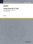 Songs From The F Train di GILDA LYONS edito da Schott & Co