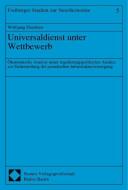 Universaldienst unter Wettbewerb edito da Nomos Verlagsges.MBH + Co