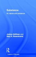 Substance di Joshua Hoffman, Gary Rosenkrantz edito da Taylor & Francis Ltd