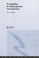 Probability di D.H. (University of Cambridge Mellor edito da Taylor & Francis Ltd