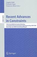 Recent Advances in Constraints edito da Springer-Verlag GmbH