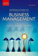 Introduction to Business Management di G. S. Du Toit, B. J. Erasmus, J. W. Strydom edito da OXFORD UNIV PR