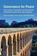 Governance for Peace di David Cortright edito da Cambridge University Press