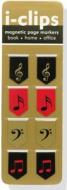 Music I-Clips Magnetic Page Markers edito da Peter Pauper Press