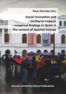 Social Innovation and territorial impacts di Klaus Gierhake edito da Giessen University Library Publications