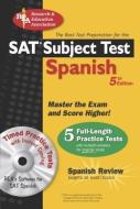 SAT Subject Test(tm) Spanish W/CD [With CD-ROM] di G. M. Hammitt, Ricardo Gutierrez Mouat, W. Stivers edito da RES & EDUCATION ASSN