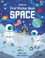 First Sticker Book Space di Sam Smith, Simon Tudhope edito da Usborne Publishing