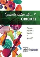 Quanto Sabes de... Cricket di Wanceulen Notebook edito da Createspace Independent Publishing Platform