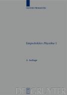 Empedokles "Physika" I di Oliver Primavesi edito da Gruyter, Walter de GmbH