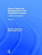 Human Resource Management in the Hospitality Industry di Michael Boella edito da Routledge