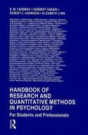 Handbook of Research and Quantitative Methods in Psychology di R.M. Yaremko edito da Taylor & Francis Ltd