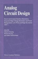 Analog Circuit Design edito da Springer US