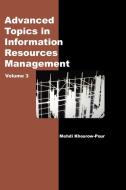 Advanced Topics in Information Resources Management, Volume 3 di Mehdi Khosrow-Pour edito da Idea Group Publishing