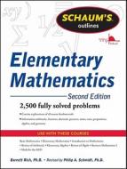 Schaum's Outline of Review of Elementary Mathematics di Barnett Rich, Philip Schmidt edito da McGraw-Hill Education - Europe