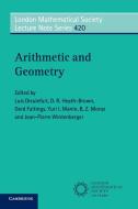 Arithmetic and Geometry edito da Cambridge University Press