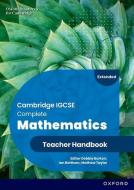 Cambridge IGCSE Complete Mathematics Extended: Teacher Handbook Sixth Edition di Bettison, Taylor, Barton edito da Oxford University Press