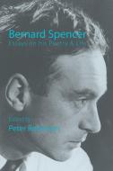 Bernard Spencer edito da Shearsman Books